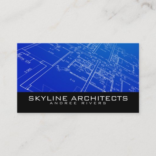 Architect, Builder, algemene contractant Visitekaartje (Voorkant)