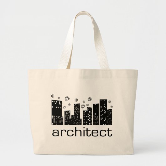 Architect Buildings Cool design! Grote Tote Bag (Voorkant)