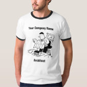 Architect Cartoon T-Shirt (Voorkant)