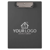Architect Company Business Logo Kantoor Branded Klembord (Voorkant)