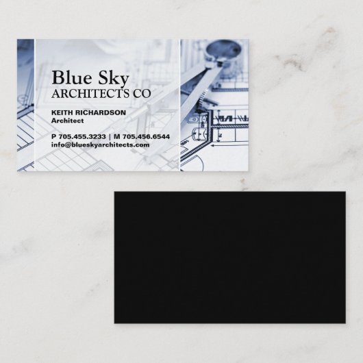 ARCHITECT COMPANY VISITEKAARTJE (Voorkant / Achterkant)