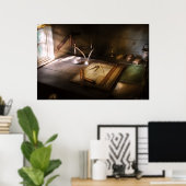 Architect - De redactietabel Poster (Thuiskantoor)