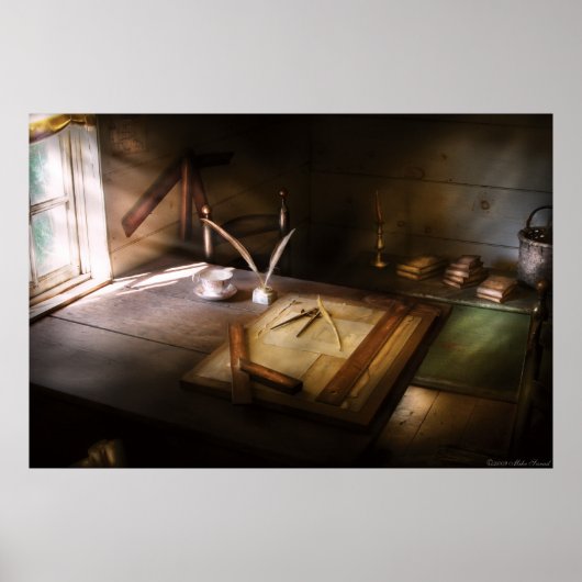 Architect - De redactietabel Poster (Voorkant)