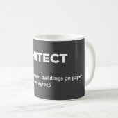 Architect Definitie Cadeaobeker Koffiemok (Voorkant rechts)