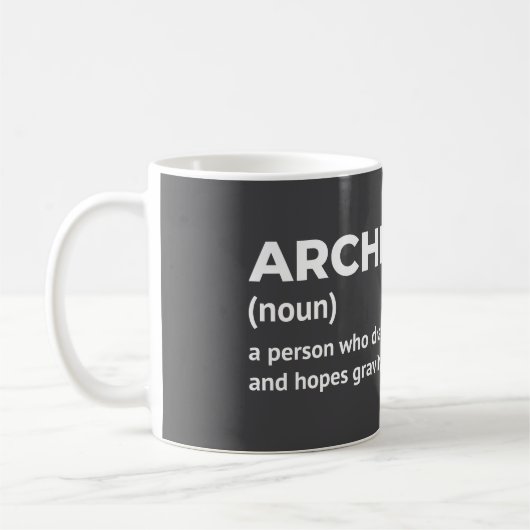 Architect Definitie Cadeaobeker Koffiemok (Links)