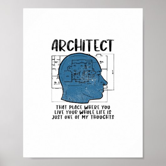 Architect Definitie Poster (Voorkant)