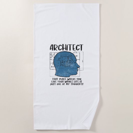Architect Definitie Strandlaken (Voorkant)