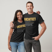 ARCHITECT Definition Cool Cool Cool Cft met gele k T-shirt (Unisex)