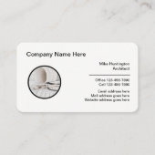 Architect Drafting Logo Thema Visitekaartje (Voorkant)