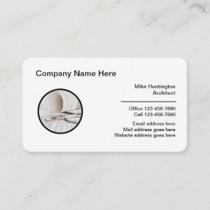 Architect Drafting Logo Thema Visitekaartje