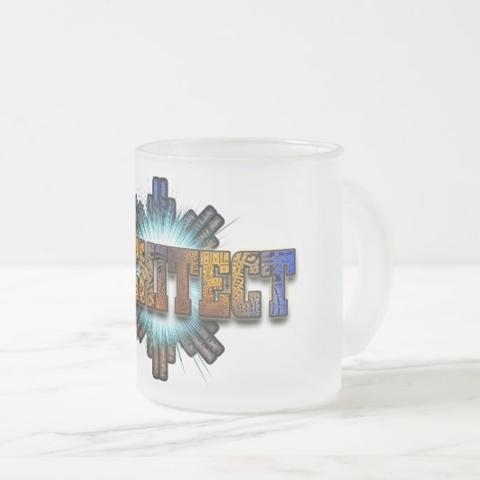 Architect DTW Architects Merchandise Matglas Koffiemok (Voorkant rechts)
