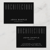 Architect Elegant Professional Deluxe Pearl Finish Visitekaartje (Voorkant / Achterkant)