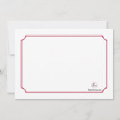 Architect en Engineering Photo Afstuderen nodigt u Kaart (Achterkant)