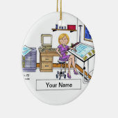 Architect/Engineer - Female Keramisch Ornament (Rechts)