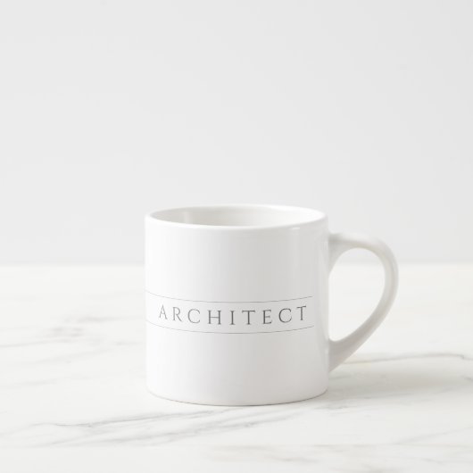 ARCHITECT Espresso Cup / Grijs Kop (Rechts)