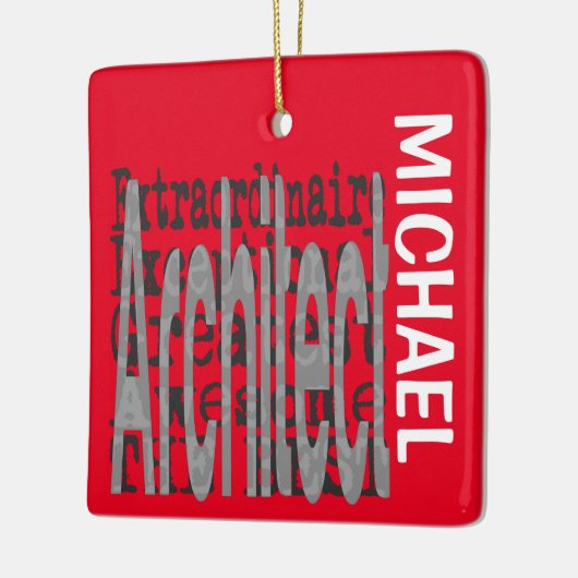 Architect Extraordinaire CUSTOM Keramisch Ornament (Links)