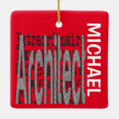 Architect Extraordinaire CUSTOM Keramisch Ornament (Achterkant)