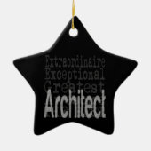 Architect Extraordinaire Keramisch Ornament (Voorkant)