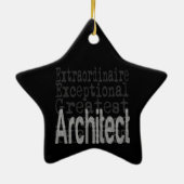 Architect Extraordinaire Keramisch Ornament (Achterkant)