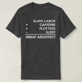 Architect formule t-shirt (Design voorkant)