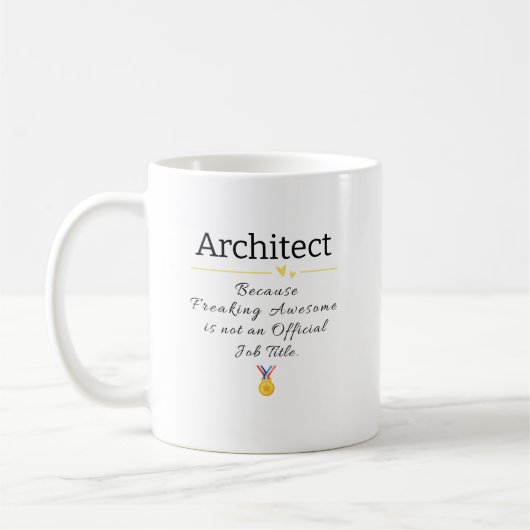 Architect Freaking Geweldige Koffiemok (Links)