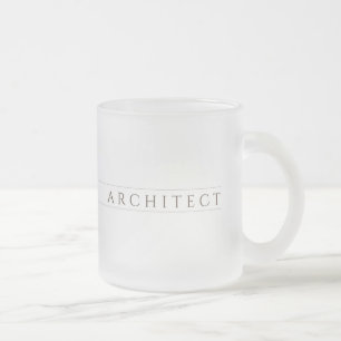 ARCHITECT Frosted Glass Mok / Sepia