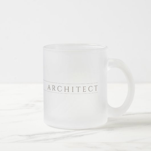 ARCHITECT Frosted Glass Mok / Sepia (Rechts)