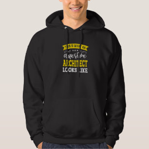 Architect Functie Titel Werknemer Grappige Werker Hoodie
