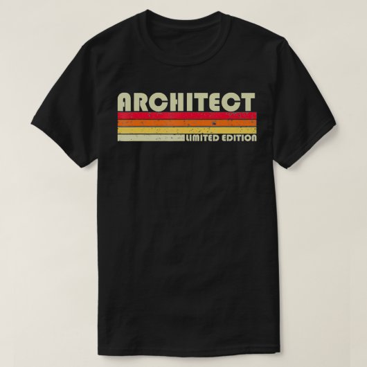 ARCHITECT Funny Job Title Profession Birthday Work T-shirt (Design voorkant)