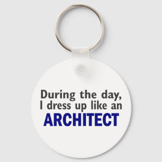 Architect gedurende de dag sleutelhanger