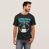 Architect gevoed door koffie t-shirt (Voorkant volledig)
