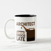 Architect Gift (Funny) Tweekleurige Koffiemok (Links)