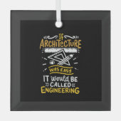 Architect Gifts Glas Ornament (Voorkant)