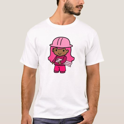 Architect Girl T-shirt (Voorkant)