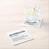 Architect-glas-in-loodramen Kartonnen Onderzetters (Insitu)