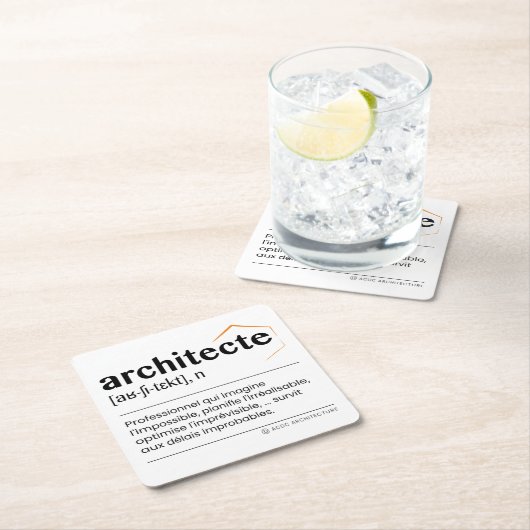 Architect-glas-in-loodramen Kartonnen Onderzetters (Insitu)