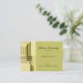 Architect ~ Gothisch architectuurontwerp Visitekaartje (Staand voorkant)