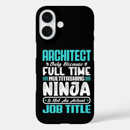 Architect Grappig Baan Beroep Carrière Architectuu Case-Mate iPhone Case (Achterkant)