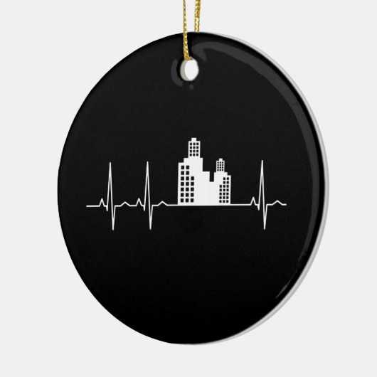 Architect Heartbeat Houses Architect Gift Keramisch Ornament (Links)