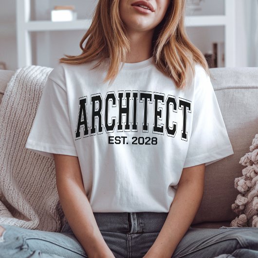 Architect Hemd Maatwerk Afstudeercadeau voor Archi T-shirt