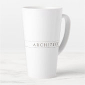 ARCHITECT Hoge Latte Mok / Sepia (Rechterhoek)
