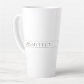 ARCHITECT Hoge Latte Mok / Sepia (Linkerhoek)