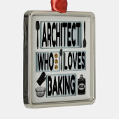 Architect houdt van baken metalen ornament (Rechts)