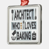 Architect houdt van baken metalen ornament (Links)