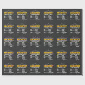 Architect Hourly Rate Funny Handyman Cadeaupapier (Vlak)