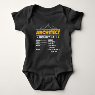 Architect Hourly Rate Funny Handyman Romper