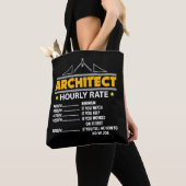 Architect Hourly Rate Funny Handyman Tote Bag (Dichtbij)