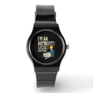 Architect - Ik ben architect Horloge