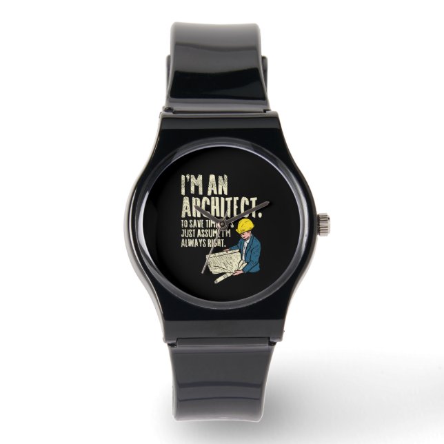 Architect - Ik ben architect Horloge (Voorkant)