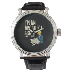 Architect - Ik ben architect Horloge